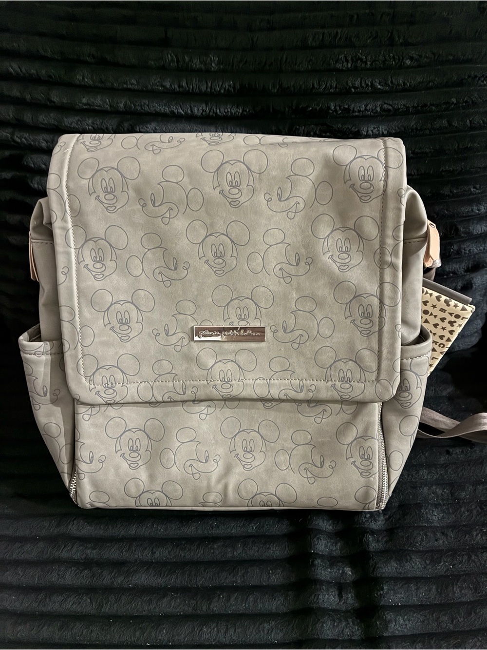 Petunia Pickle Bottom Gray Mickey Outline Backpack
